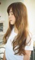 Natural loose long hair style with Illumina colour side