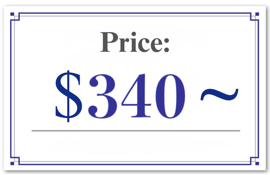 Price $340 ~