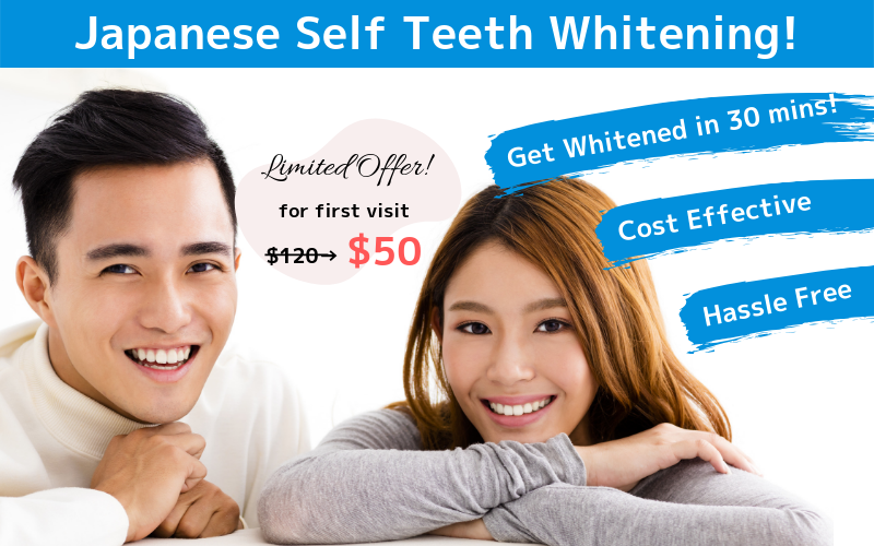 Teeth Whitening has never been easier ! Japanese Self Teeth Whitening !